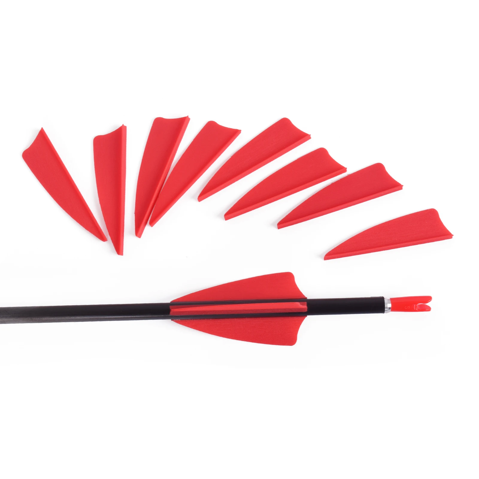 100Pcs 1.75Inch Archery Vane P - Archery Target Face 评论和价格