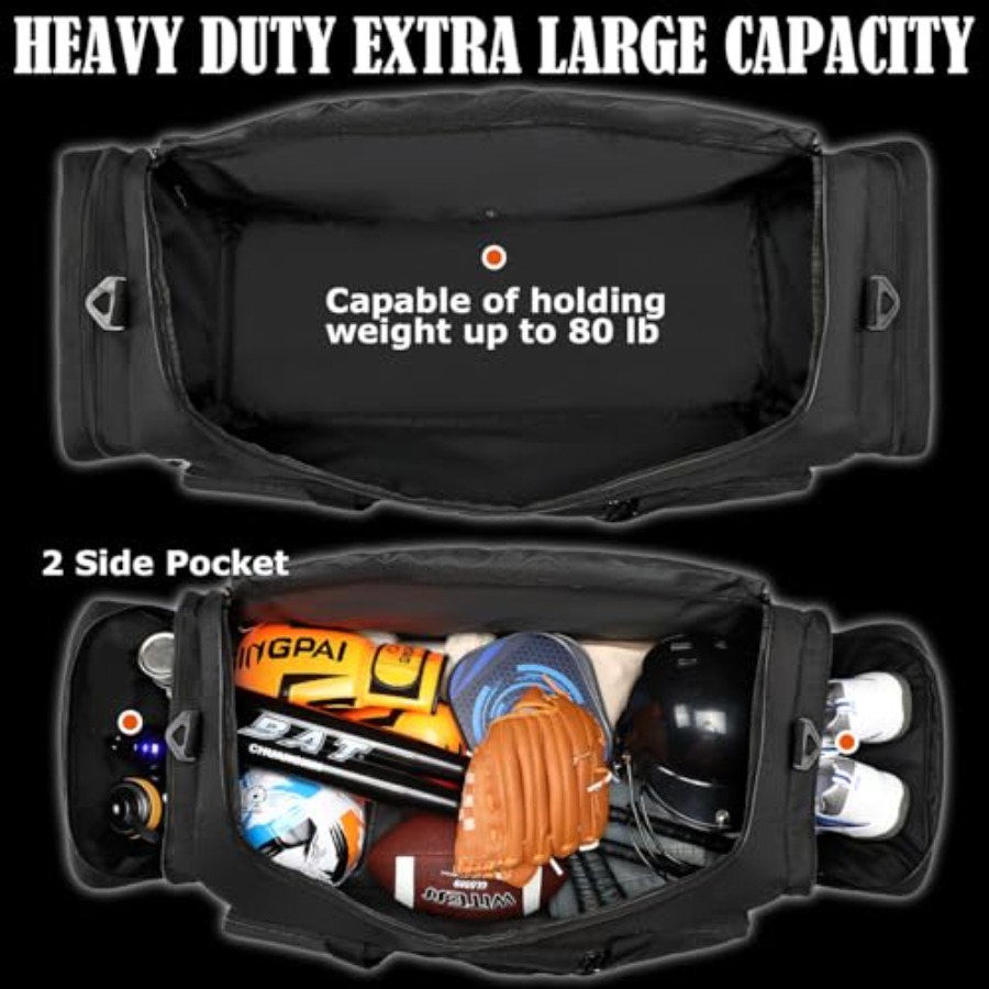 130L Extra Large Duffle Bag fo - Xl Sports Equipment Bag 评论和价格
